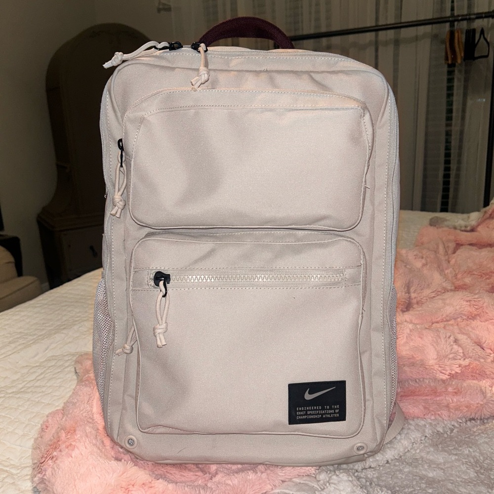 Nike Utility Speed Training Backpack Color: Lt Orangewood Brown/Enigma Stone